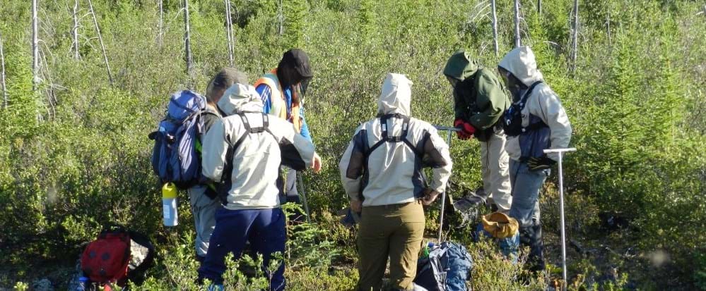 Till sample training, Nunavut, Canada