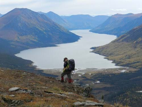 Yukon, Canada.  Hiking